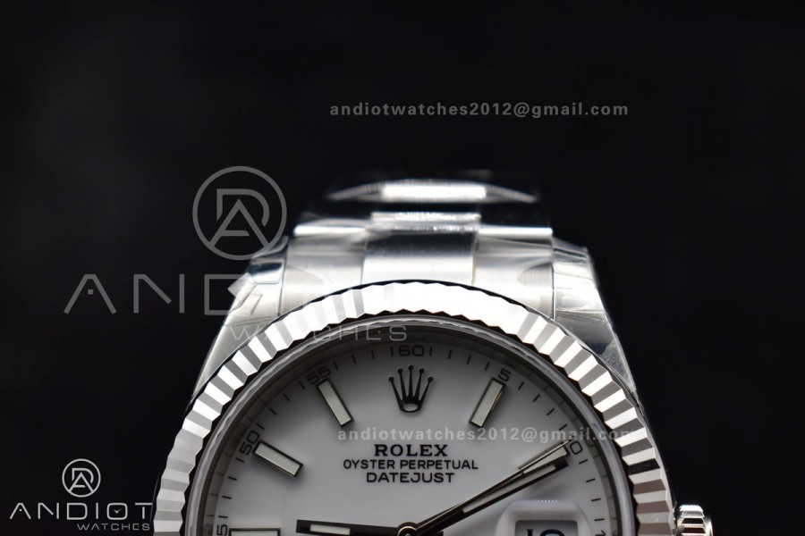 DateJust 41 126334 904L SS VSF 1:1 Best Edition White Dial on Oyster Bracelet VS3235
