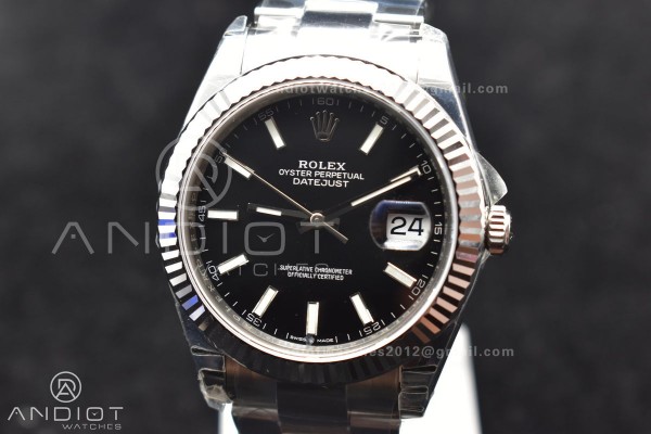 DateJust 41 126334 904L SS VSF 1:1 Best Edition Bl...