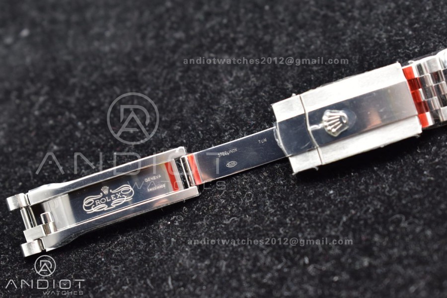 Datejust 41 SS 904L Steel WF 1:1 Best Edition White Stick Dial on SS Jubilee Bracelet A3235