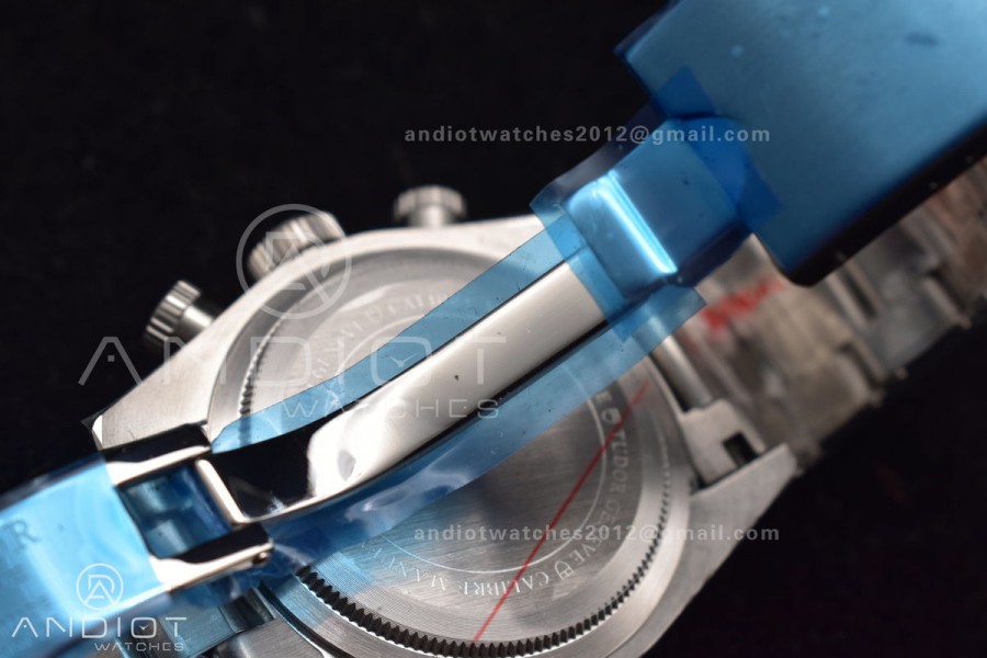 Black Bay Chrono SS TWS 1:1 Best Edition White Dial on SS Bracelet A7750