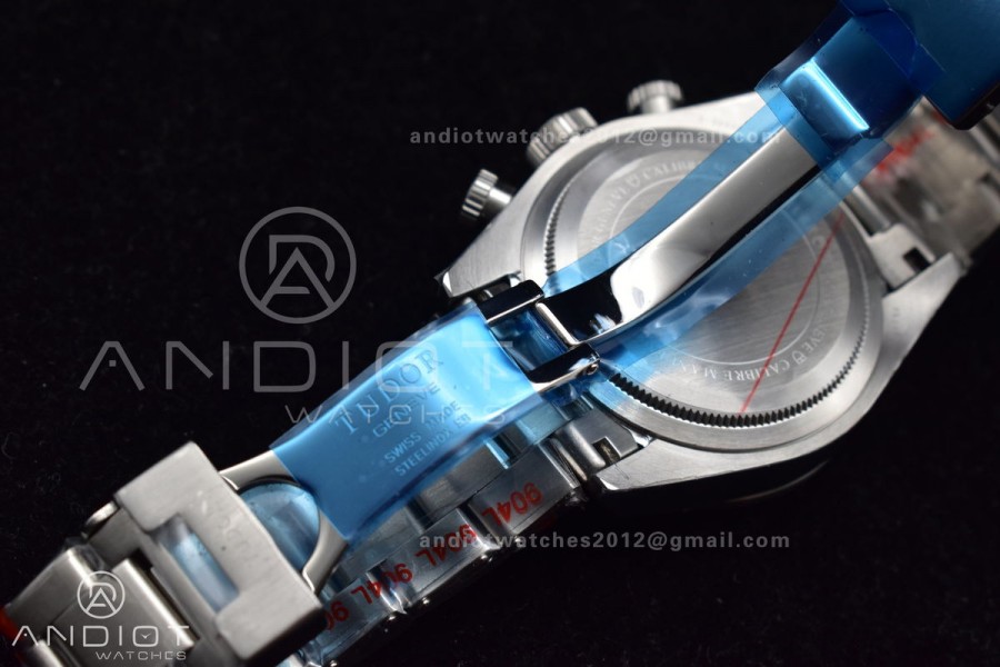 Black Bay Chrono SS TWS 1:1 Best Edition White Dial on SS Bracelet A7750