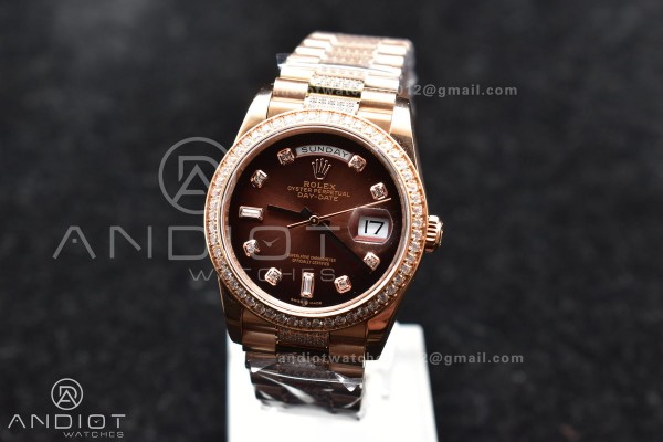 DayDate 36 RG BPF Best Version On President Bracel...