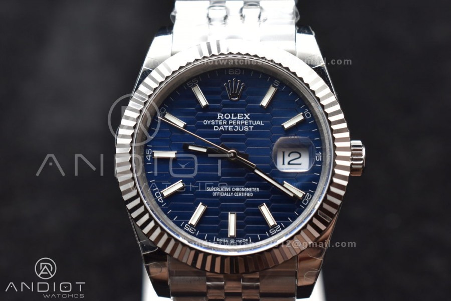 DateJust 41 SS BPF 316L Steel Stick Markers on Jubilee Bracelet A2813 V2