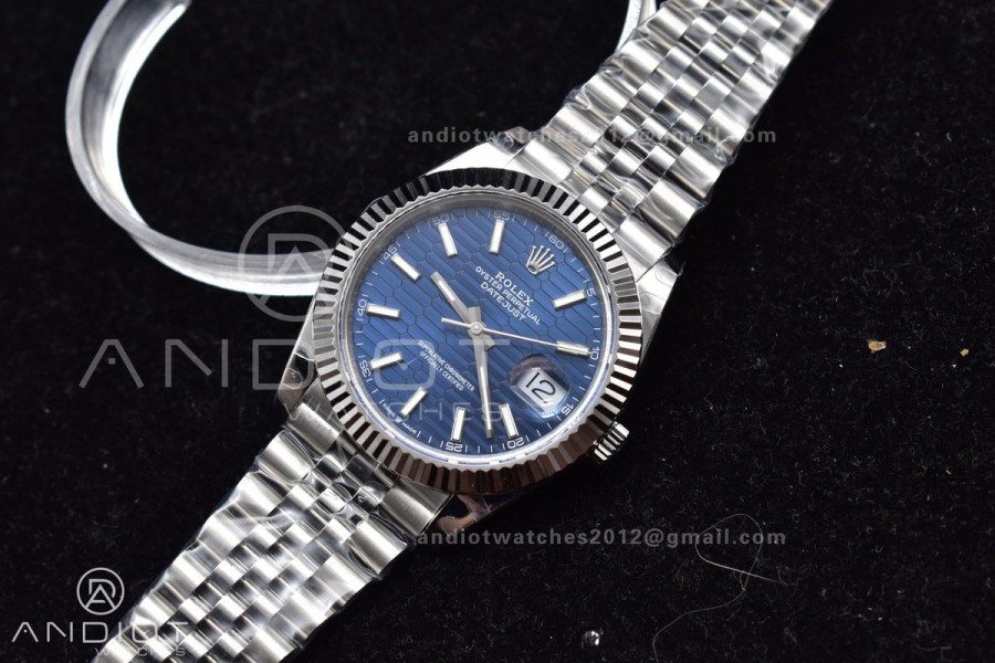 DateJust 41 SS BPF 316L Steel Stick Markers on Jubilee Bracelet A2813 V2