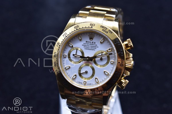 Daytona 116508 BTF 1:1 Best Edition White Dial on ...