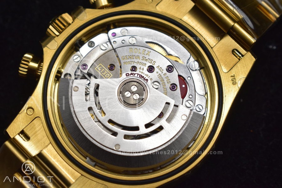 Daytona 116508 BTF 1:1 Best Edition White Dial on YG Bracelet SA4130