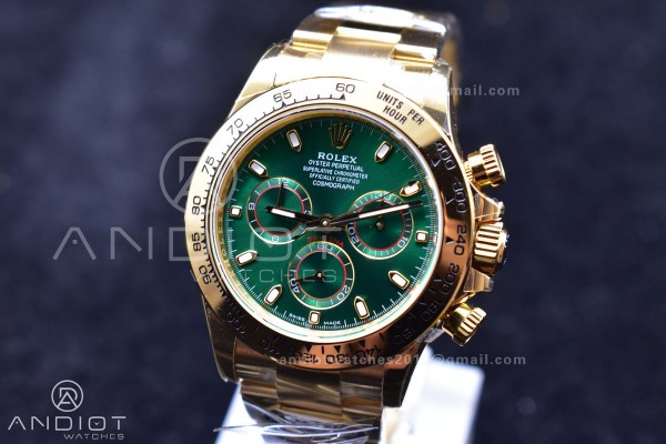 Daytona 116508 BTF 1:1 Best Edition Green Dial on ...