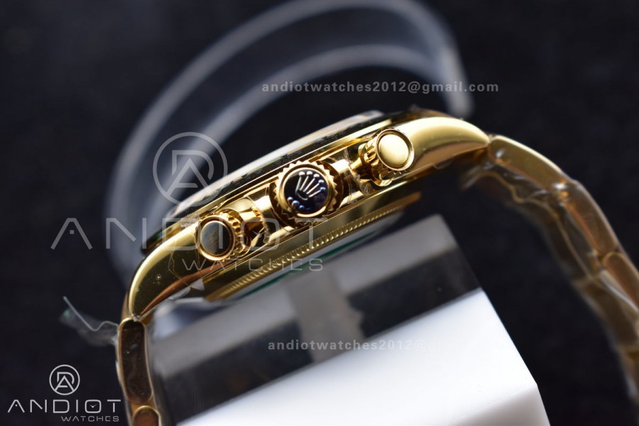 Daytona 116508 BTF 1:1 Best Edition Green Dial on YG Bracelet SA4130