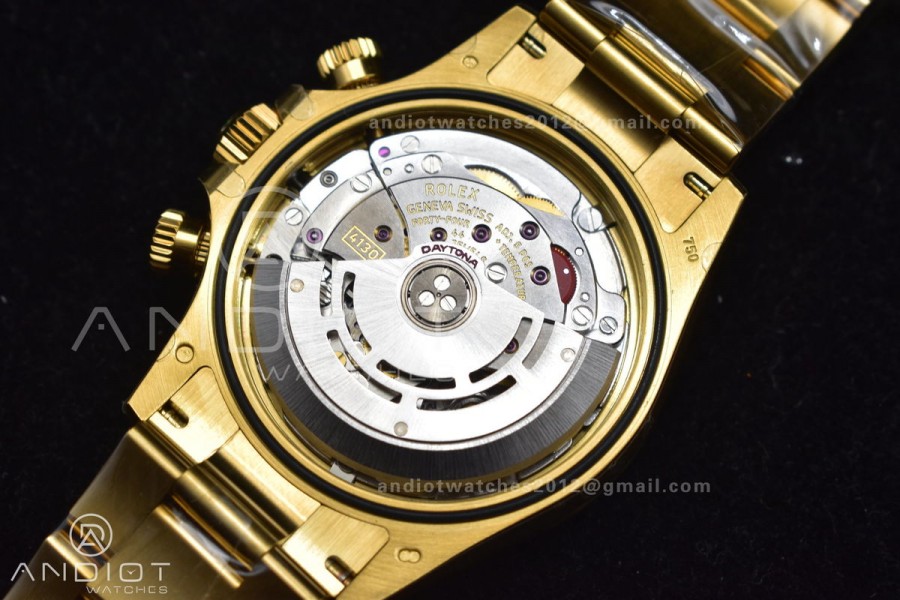 Daytona 116508 BTF 1:1 Best Edition YG/Black Dial on YG Bracelet SA4130