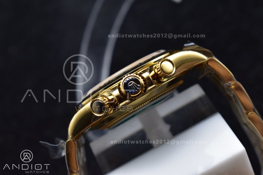 Daytona 116508 BTF 1:1 Best Edition YG/Black Dial on YG Bracelet SA4130