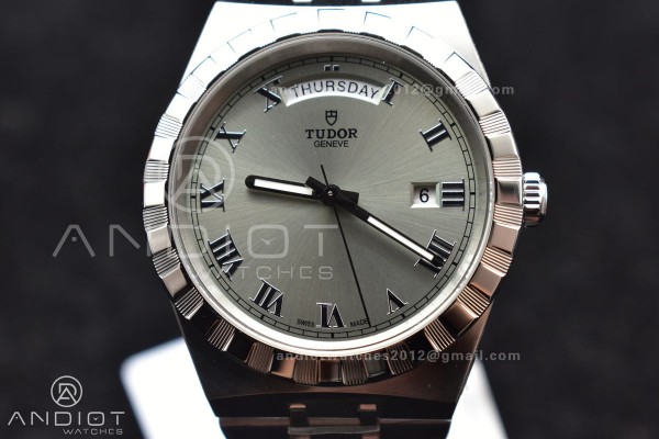 Tudor Royal V7F 1:1 Best Edition Grey Dial on SS S...