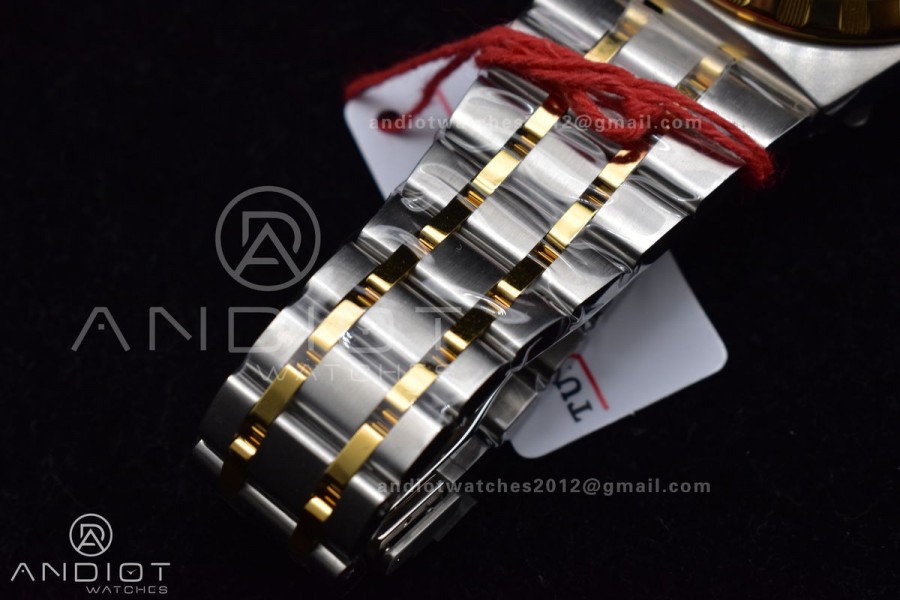 Tudor Royal V7F 1:1 Best Edition Black Dial On YG/SS Strap A2836