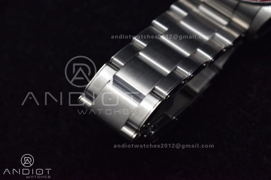 Heritage Black Bay Red Bezel ZF 1:1 Best Edition on SS Bracelet A2824