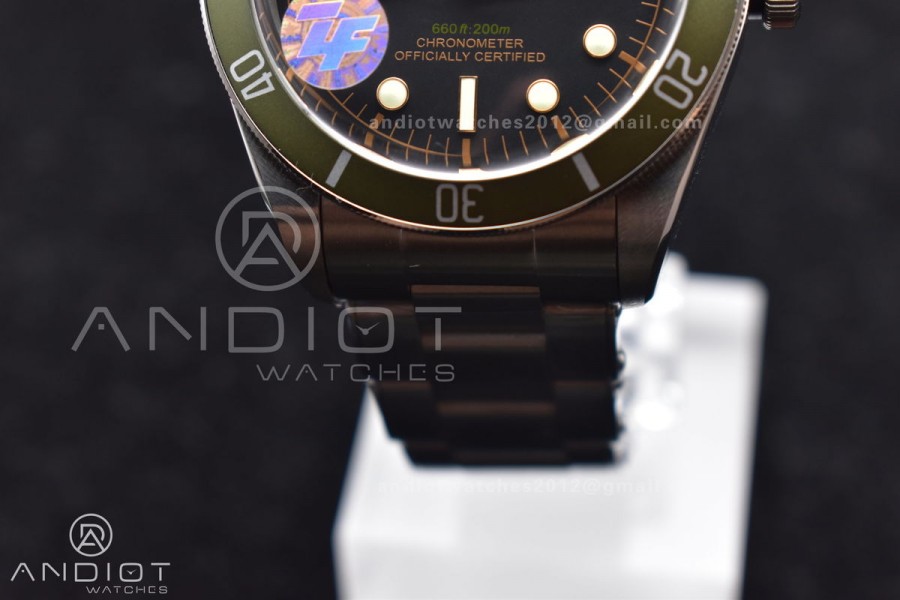 Black Bay "Green" Exclusive to Harrods ZF 1:1 Best Edition on SS Bracelet A2824 V5