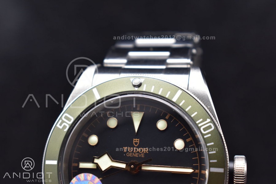 Black Bay "Green" Exclusive to Harrods ZF 1:1 Best Edition on SS Bracelet A2824 V5