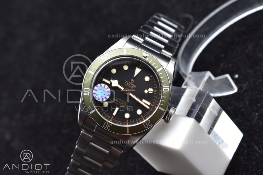 Black Bay "Green" Exclusive to Harrods ZF 1:1 Best Edition on SS Bracelet A2824 V5