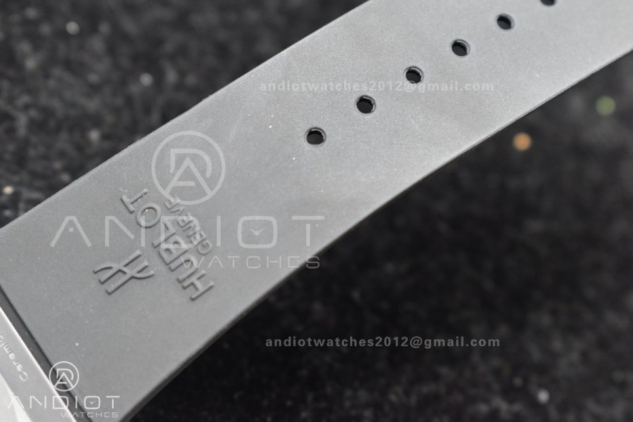 Hublot Big Bang Unico Titanium ZF 1:1 Best Edition Black Skeleton Dial On Black Rubber Strap A1280