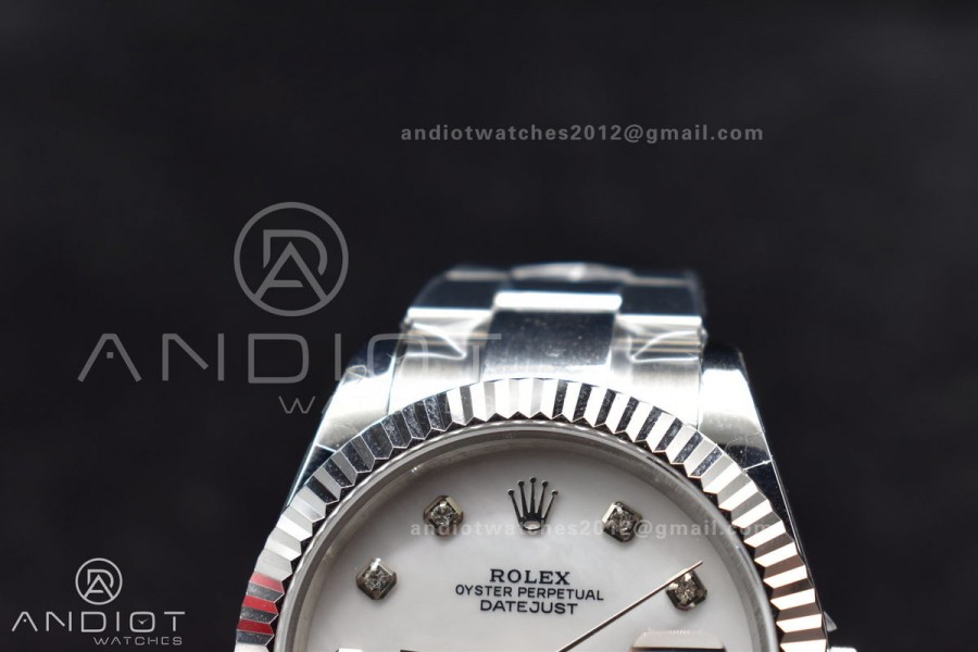 DateJust 41 SS BPF 1:1 Best Edition 316F Steel Oyster Diamond Dial On Jubilee Bracelet A2836