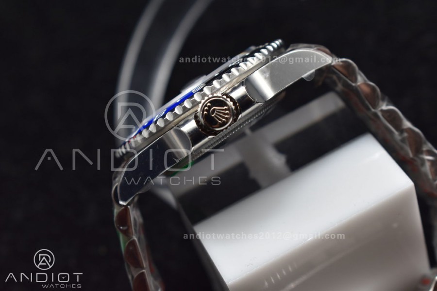 GMT Master II 126710 BLNR Batman 904L SS C+F 1:1 Best Edition Black Dial on Jubilee Bracelet VR3285