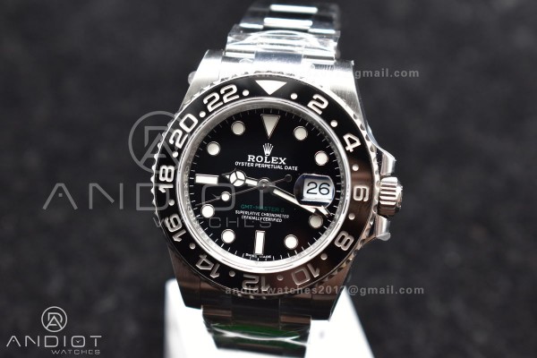 GMT Master II 116710 LN 904L SS C+F 1:1 Best Editi...