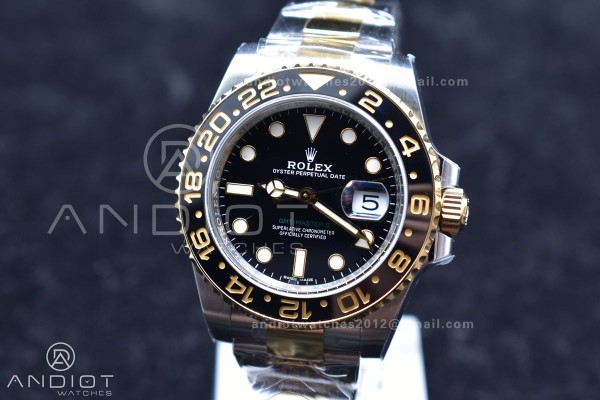 GMT-Master II 116713 Two Tone SS/YG 904L Steel Cle...