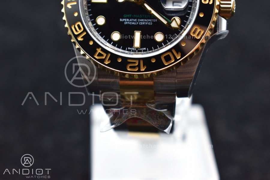 GMT-Master II 116713 Two Tone SS/YG 904L Steel Clean 1:1 Best Edition VR3186