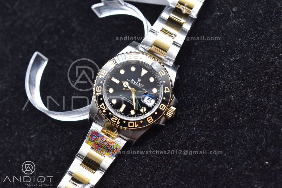 GMT-Master II 116713 Two Tone SS/YG 904L Steel Clean 1:1 Best Edition VR3186
