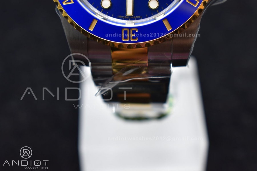 Submariner 116613 LB Blue Ceramic SS/YG 904L Steel King 1:1 Best Edition 3135