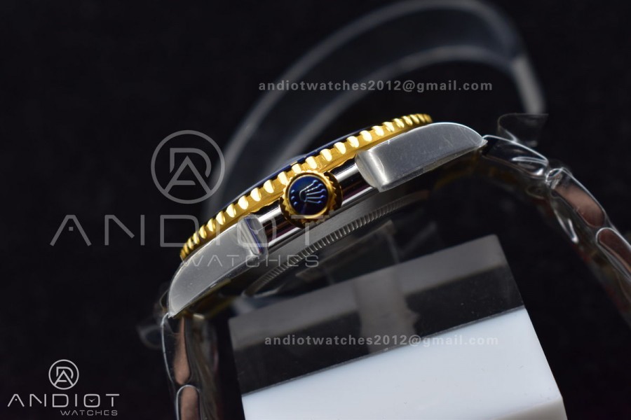 Submariner 116613 LB Blue Ceramic SS/YG 904L Steel King 1:1 Best Edition 3135
