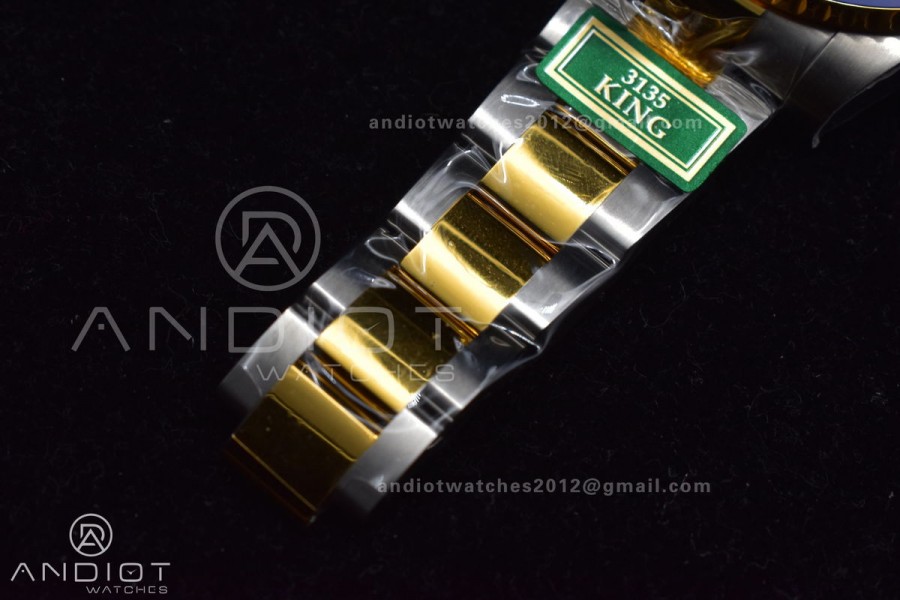 Submariner 116613 LB Blue Ceramic SS/YG 904L Steel King 1:1 Best Edition 3135