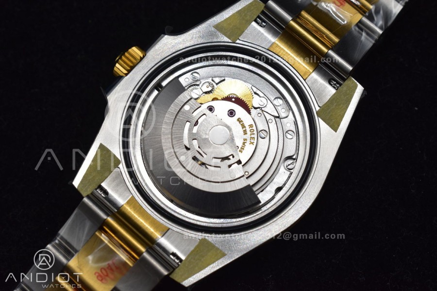 Submariner 116613 LN SS/YG Black Ceramic 904L Steel King1:1 Best Edition 3135