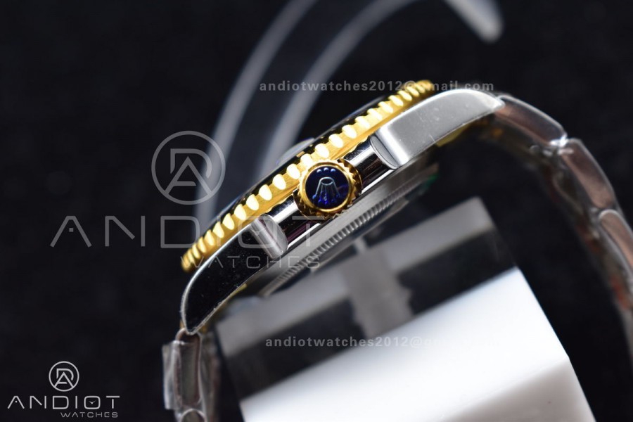 Submariner 116613 LN SS/YG Black Ceramic 904L Steel King1:1 Best Edition 3135