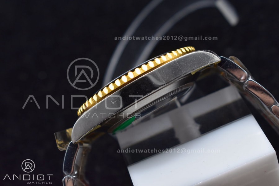 Submariner 116613 LN SS/YG Black Ceramic 904L Steel King1:1 Best Edition 3135