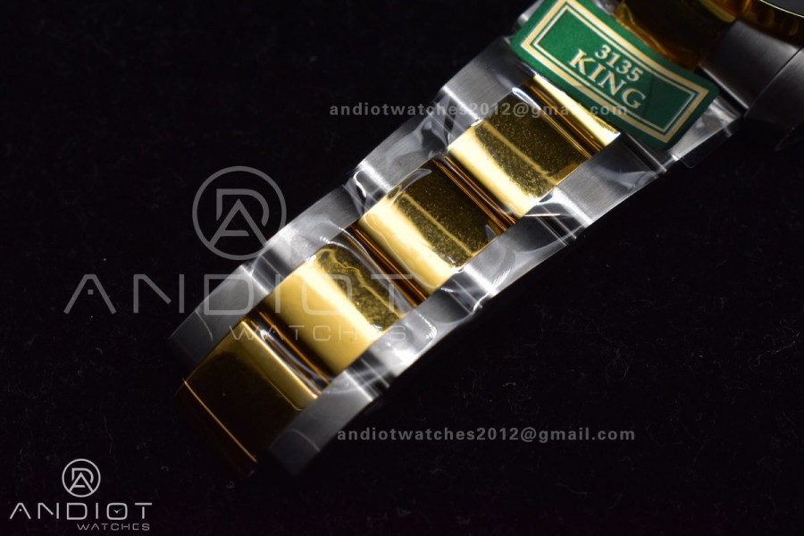 Submariner 116613 LN SS/YG Black Ceramic 904L Steel King1:1 Best Edition 3135