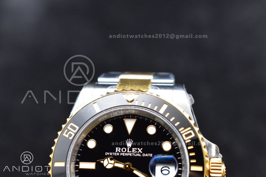 Submariner 126613 LN SS/YG Black Ceramic 904L Steel VSF 1:1 Best Edition VS3235
