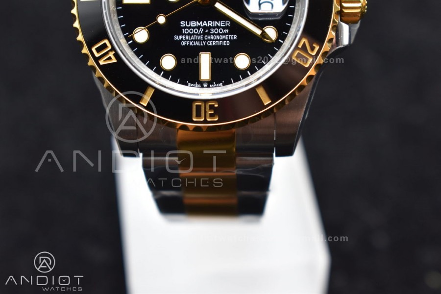 Submariner 126613 LN SS/YG Black Ceramic 904L Steel VSF 1:1 Best Edition VS3235