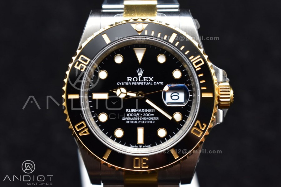 Submariner 126613 LN SS/YG Black Ceramic 904L Steel VSF 1:1 Best Edition VS3235