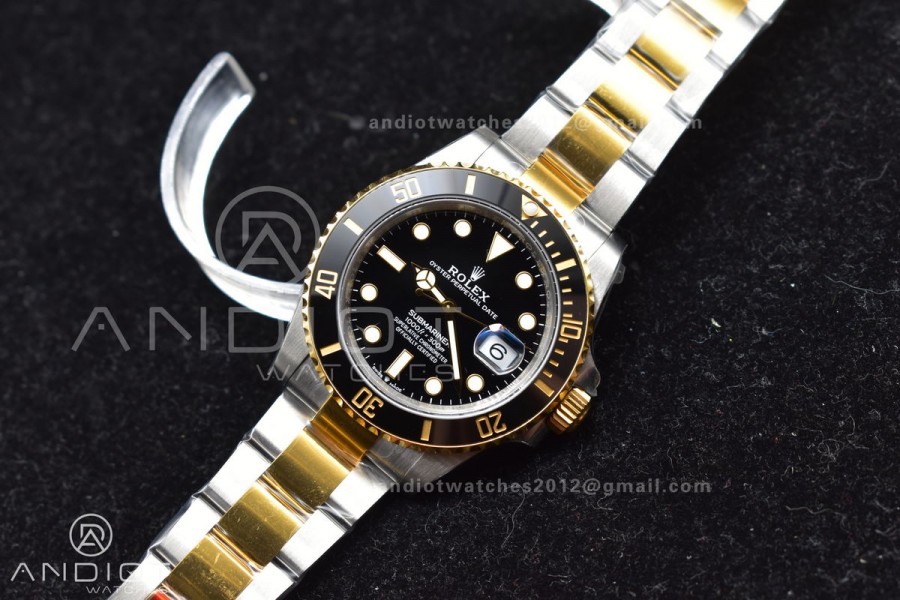 Submariner 126613 LN SS/YG Black Ceramic 904L Steel VSF 1:1 Best Edition VS3235