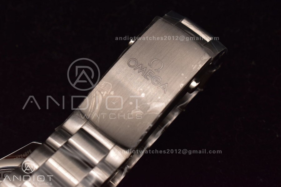 Planet Ocean 600M Co-Axial GMT 43.5mm VSF 1:1 Best Edition Blue Dial Blue Ceramic Bezel on SS Bracelet A8605 Super Clone