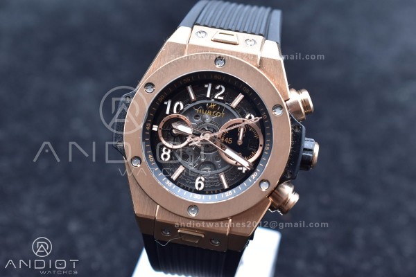 Hublot Big Bang Unico RG ZF 1:1 Best Edition Skele...