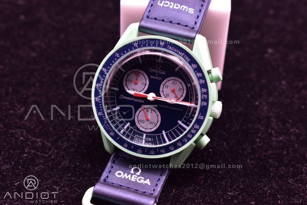 Swatch x Omega Bioceramic Moonwatch Mission to Ear...