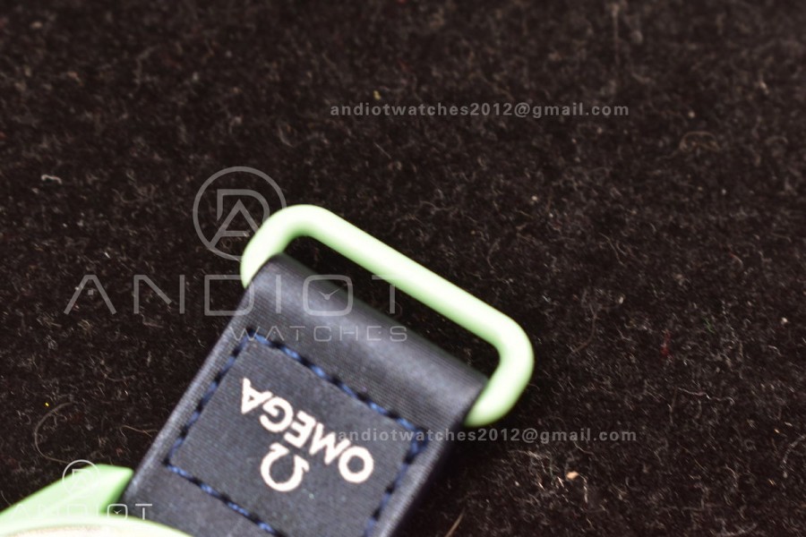 Swatch x Omega Bioceramic Moonwatch Mission to Earth on Nylon Strap Quartz