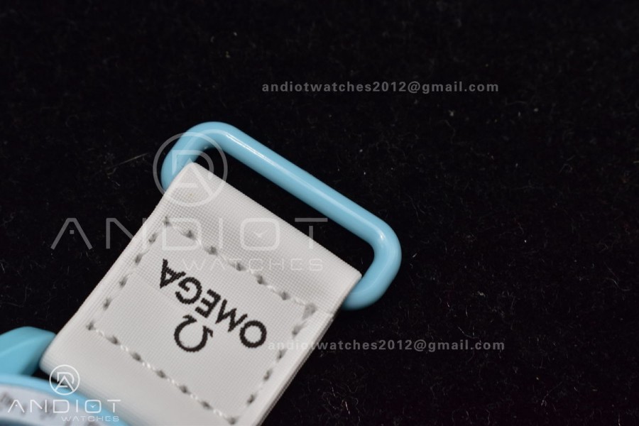 Swatch x Omega Bioceramic Moonwatch Mission to Uranus on Nylon Strap Quartz