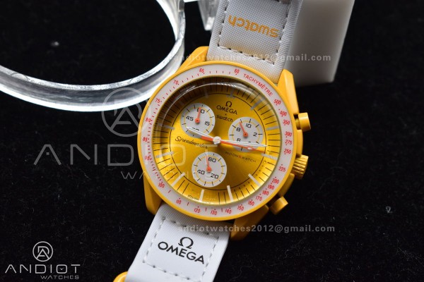 Swatch x Omega Bioceramic Moonwatch Mission to the...
