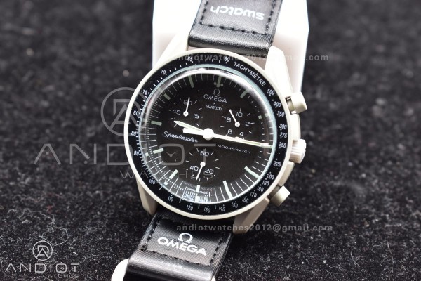 Swatch x Omega Bioceramic Moonwatch Mission to The...