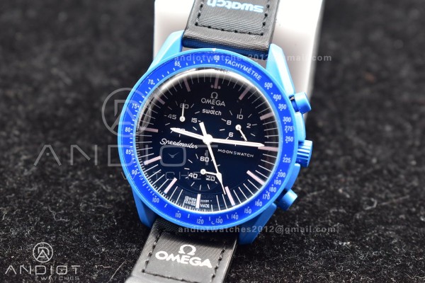 Swatch x Omega Bioceramic Moonwatch Mission to Nep...