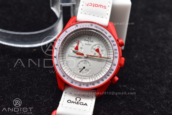 Swatch x Omega Bioceramic Moonwatch Mission to Mar...