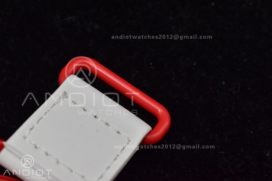 Swatch x Omega Bioceramic Moonwatch Mission to Mars on Nylon Strap Quartz