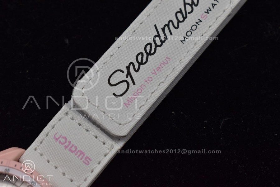 Swatch x Omega Bioceramic Moonwatch Mission to Venus on Nylon Strap Quartz