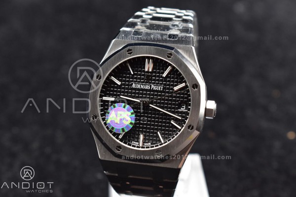 Royal Oak 41mm 15500 SS APSF 1:1 Best Edition Blac...